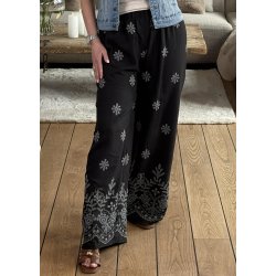 Angela Loose Pants- Black
