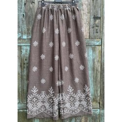 Angela Loose Pants- Brown