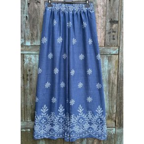 Angela Loose Pants- Denim Blue