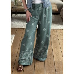 Angela Loose Pants- Green