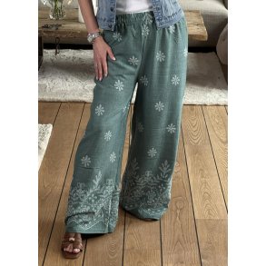 Angela Loose Pants- Green