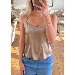 Angelia Strap Top- Dune