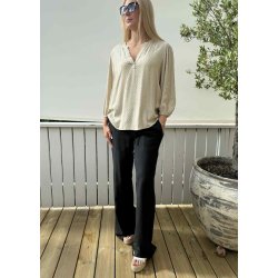 Annika Blouse- Feather Gray