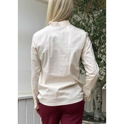 Antoinett Button Shirt- Oyster Gray