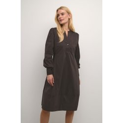Antoinett Rib Dress-Demitasse