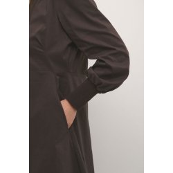 Antoinett Rib Dress-Demitasse