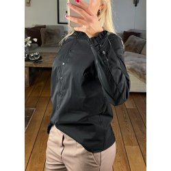 Antoinett Button Shirt- Black