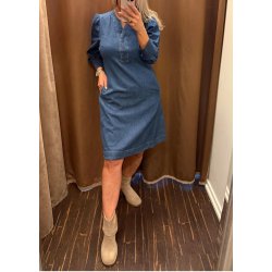 Arpa Short Dress- Dark Blue Wash