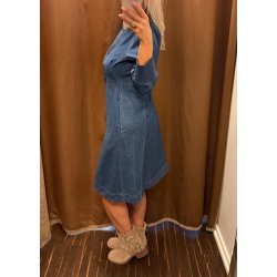 Arpa Short Dress- Dark Blue Wash