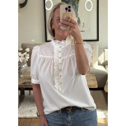 Ariana Similistone Blouse- White M