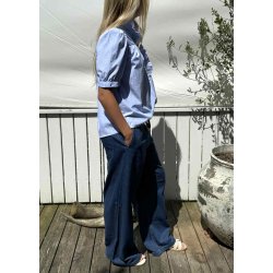 Arianna ss Blue Stripe Blouse