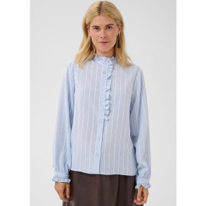 Arin Blouse- Blue/white Stripe