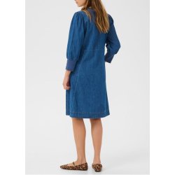 Arpa Short Dress- Dark Blue Wash
