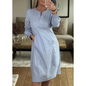 Art Dress- Blue stripe