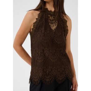 Arto Okram Halter Top- Coffee 