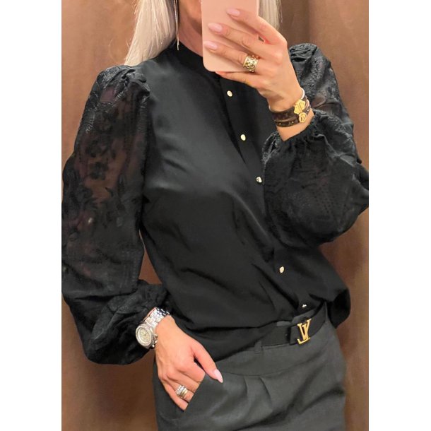 Asmine Shirt - Black - Overdel - Filuca B