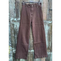 Laulia Stretchy Jeans- Brown