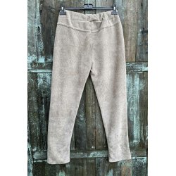 Stretchy Velvet Pants- Beige