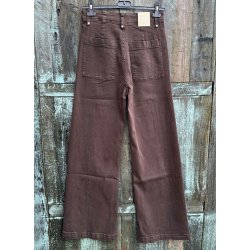Laulia Stretchy Jeans- Brown