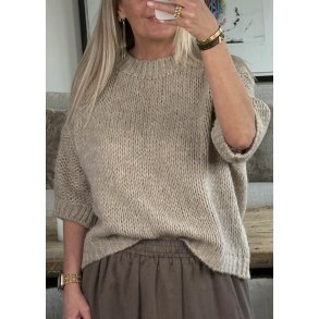 Bailey SS Knit Pullover- Cement