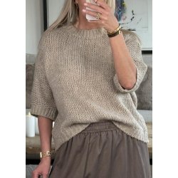 Bailey SS Knit Pullover- Cement