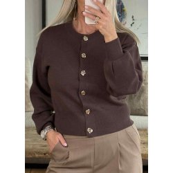 Balia Reynard Cardigan- Seal Brown