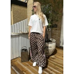 L�Amour Tee- white/Brown