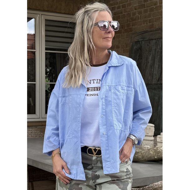 Bara Shirt- Blue/ Pale Iris