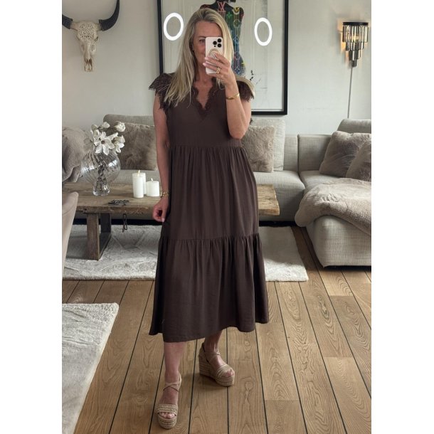 Bea Dress- Brown