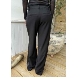 Belle Clara Straight Pants- Black