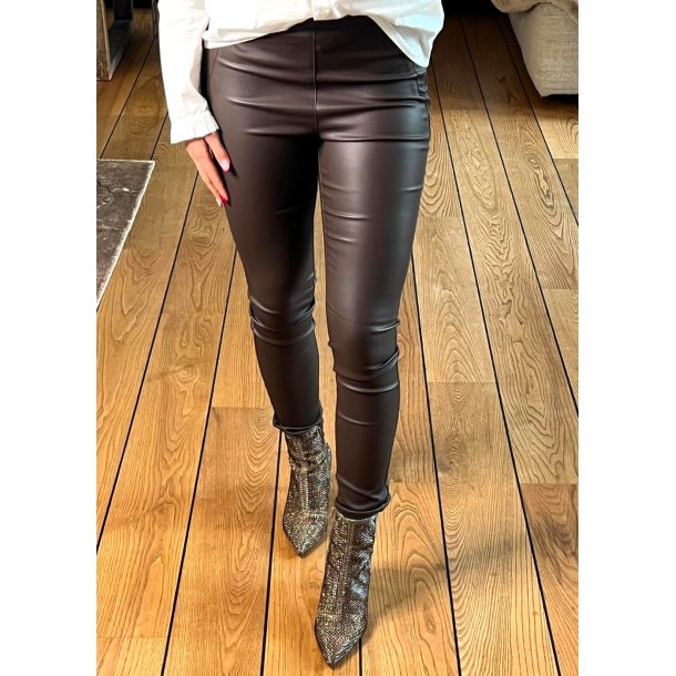 Belle Mw Coated Legging- Java