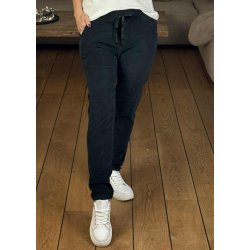 Belle Stretchy Velvet Pants- Black