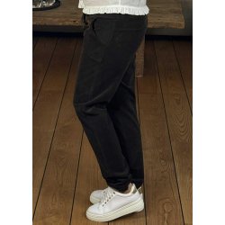 Belle Stretchy Velvet Pants- Brown