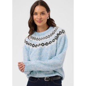  Berta Pullover- Blue Melange 
