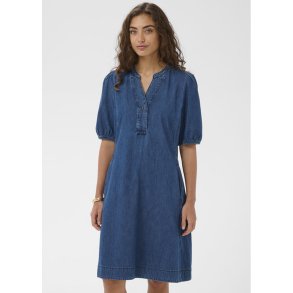 Berteline Arpa ss. Dress- Dark Blue