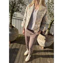 Biana Lace T-shirt- mauve Chalk