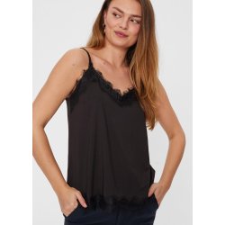 Bicco Lace Strap Top- Black