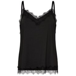 Bicco Lace Strap Top- Black