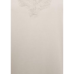 Bicco Lace Strap Top- Moonbeam