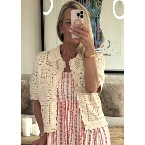 Bindi  S/S  Re Short Cardigan- Birc