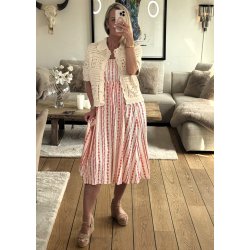 Bindi  S/S  Re Short Cardigan- Birc