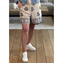 Boho Shorts 55266- Beige