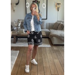 Boho Shorts 55266- Black
