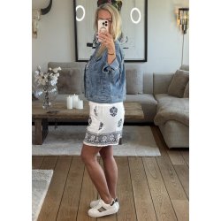 Boho Shorts 55266- White