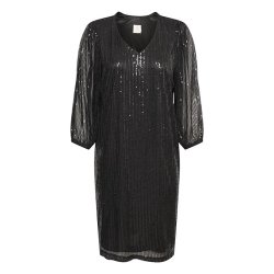 Bolette Sequin Dress- Black