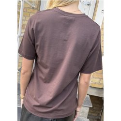 Bree Gith Sequin T-shirt-Coffee Brown