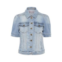 Briana ss Jacket- Light blue wash