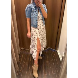 Briana ss Jacket- Light blue wash