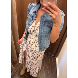 Briana ss Jacket- Light blue wash