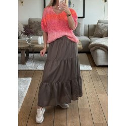 Britt SS Knit Pullover- Pink